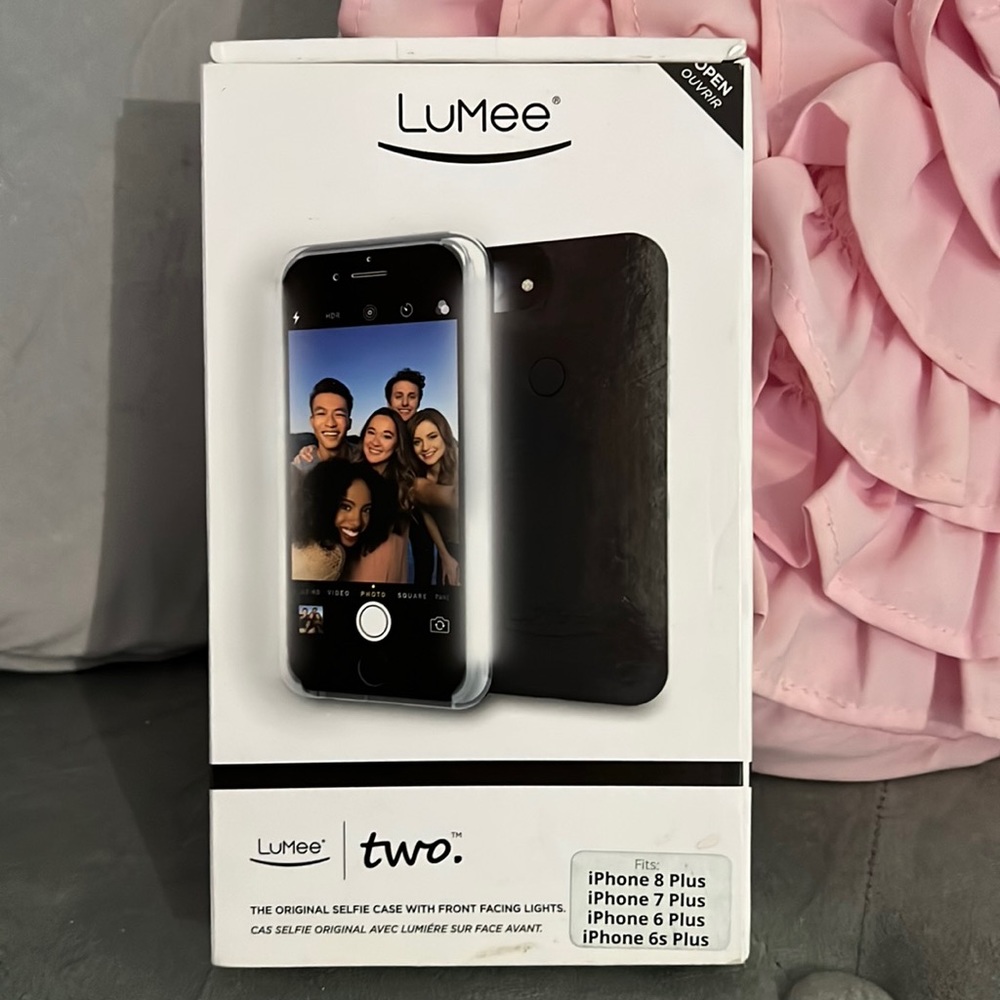 LuMee Black iPhone 6/7/8 Plus Case NTW